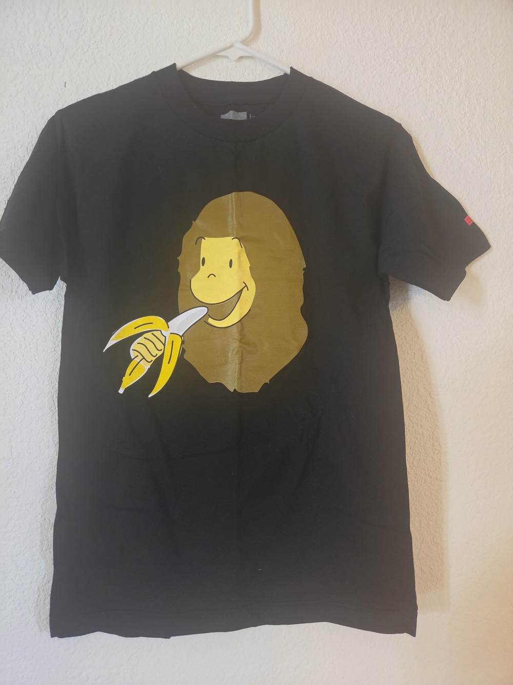 CLSC Black Cotton Tee with Screenprint Tag